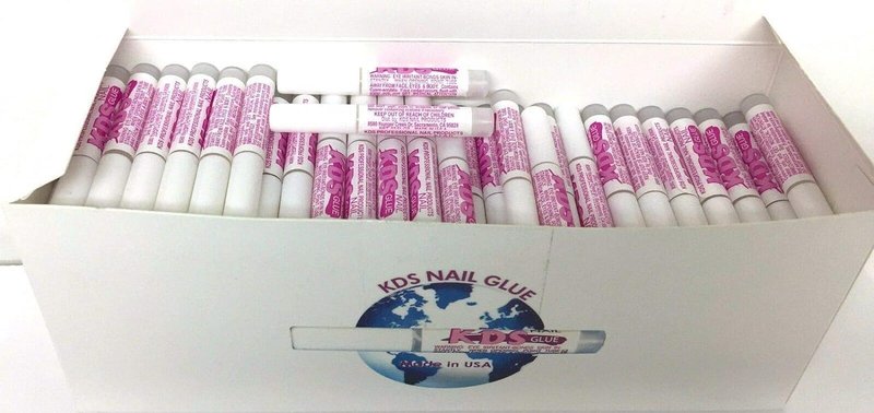 KDS Nail Glue Set Ultra-Strong Professional Hold for Nail Tips & Art Easy to Use, Fast Drying Formula 50PCs