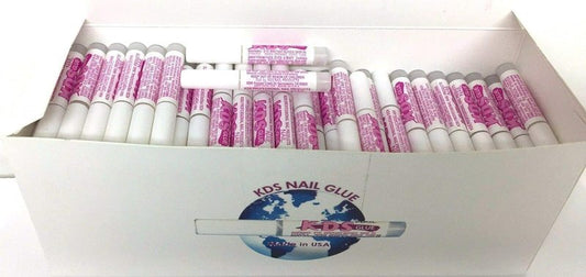 KDS Nail Glue Set Ultra-Strong Professional Hold for Nail Tips & Art Easy to Use, Fast Drying Formula 50PCs