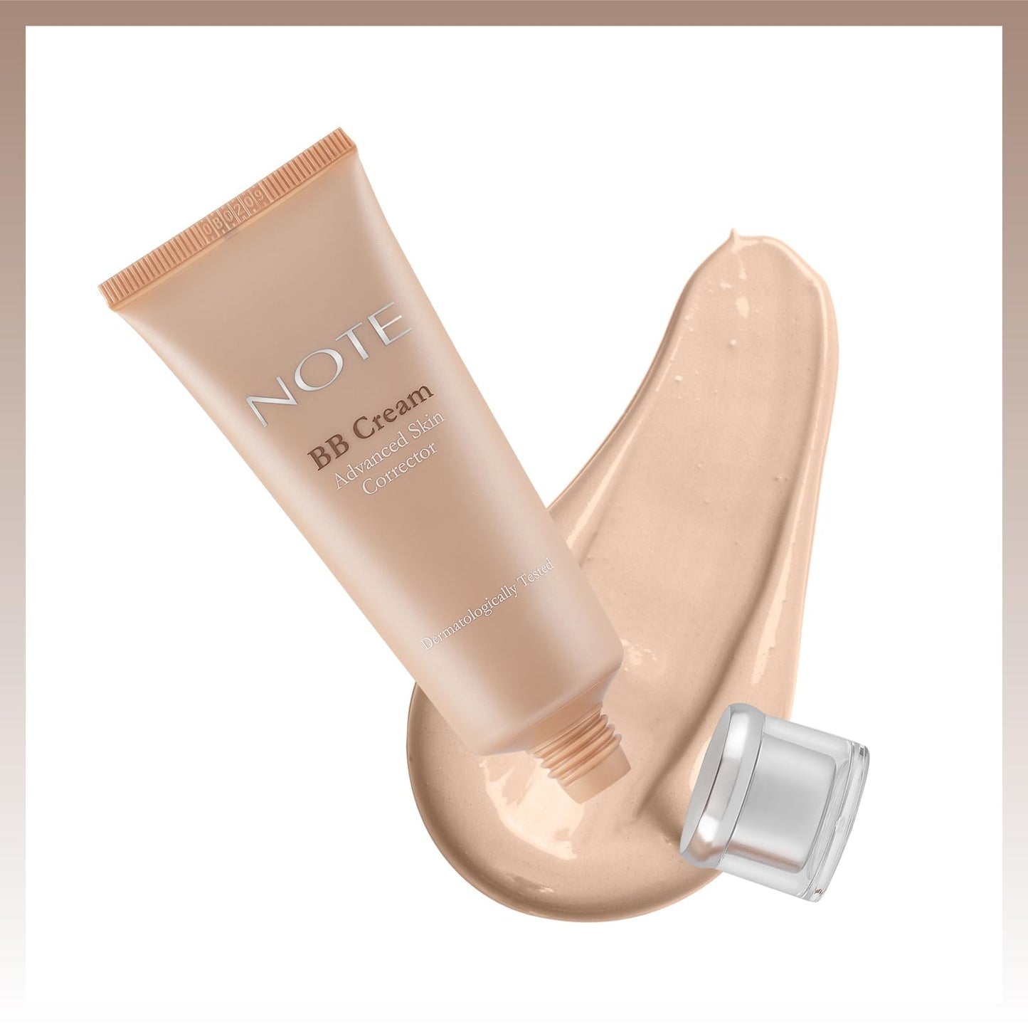 Note Cosmetique BB Cream SPF 15 - Tinted Moisturizer Face Cream with Vitamin E - Hydrating Foundation Makeup - 300 Light Beige - 1 oz