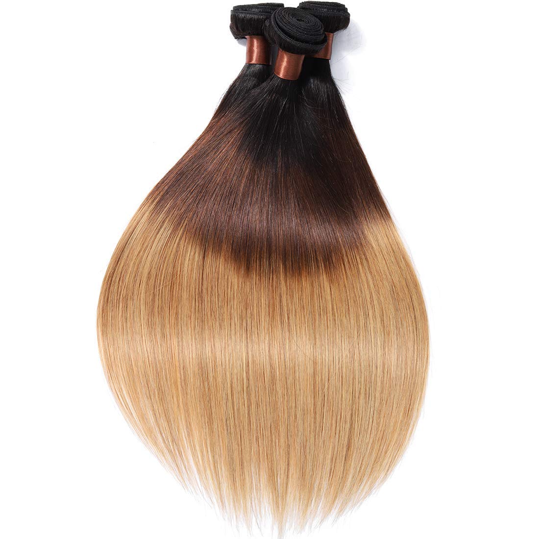 BLACKMOON HAIR Brazilian Virgin Straight Human Hair One Bundle 22inch Straight Hair Weave Extension Unprocessed Straight Hair Bundle Natural Black