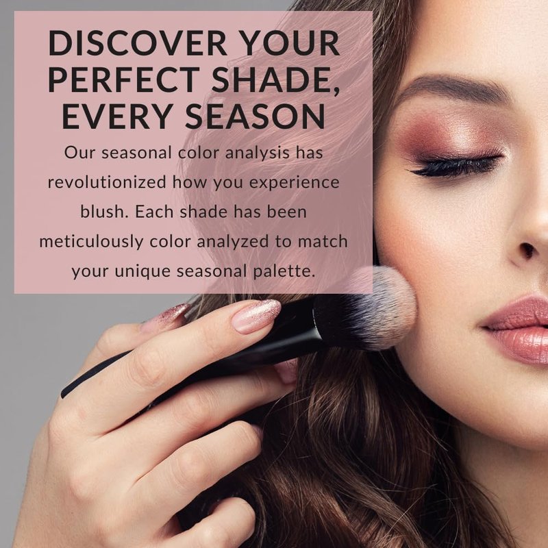 Color Me Beautiful Pressed Powder Blush - Buildable Coverage for Flawless Complexion | Makeup Essential