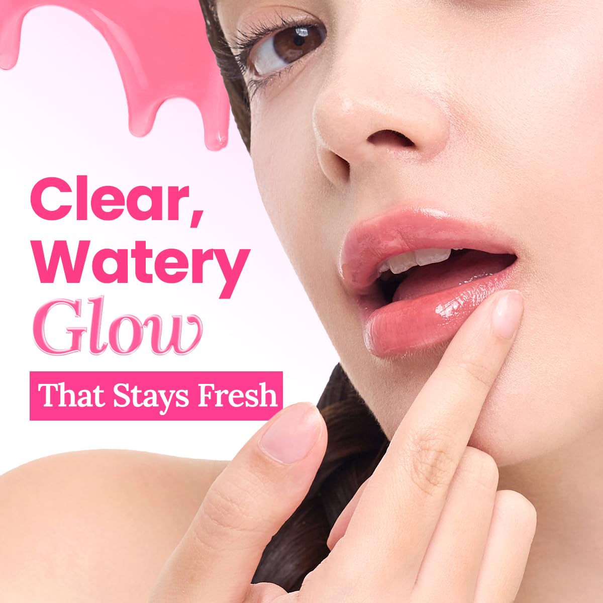 Peripera Mood Glowy Tint | Watery Glow Finish, Buildable Fresh Color, Long-Lasting Stain | Lightweight & Non-Sticky | K-Beauty Lip Tint, Safe for Sensitive Lips (14 ROSY WISH)