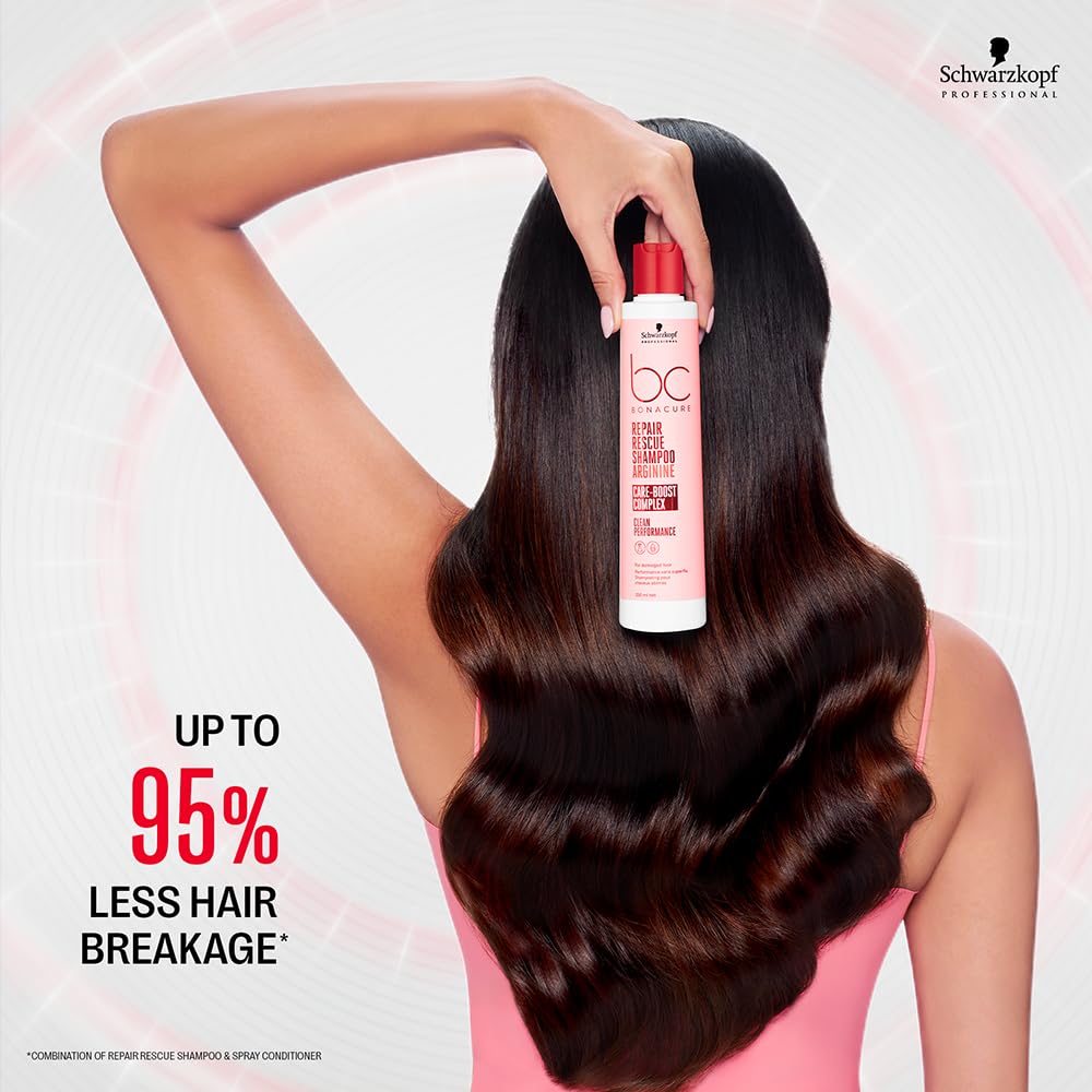 Schwarzkopf BC Bonacure Peptide Repair Rescue Micellar Shampoo - 250ml for Damaged Hair