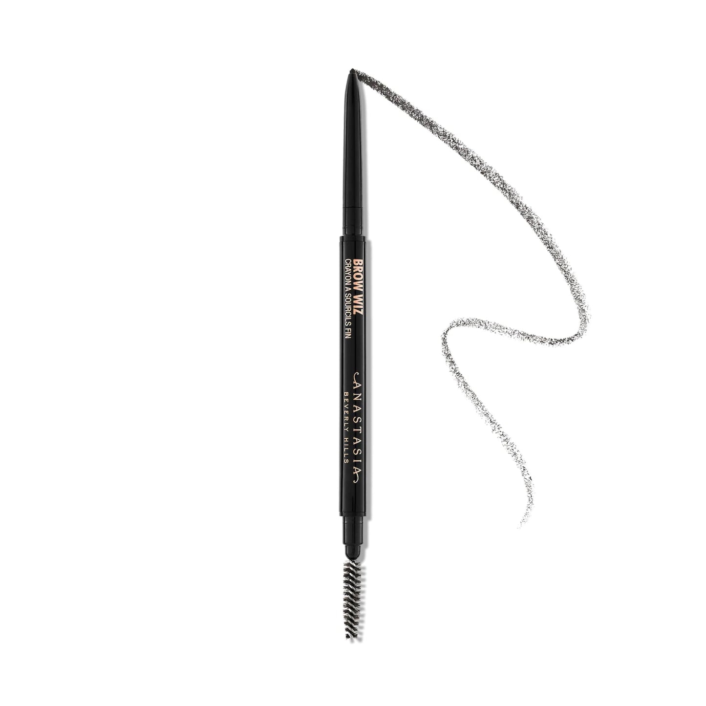 Anastasia Beverly Hills Brow Wiz - Ultra-Slim Retractable Eyebrow Pencil for Hair-Like Strokes Natural Precision Definition, Longwear Waterproof Smudge-Proof for Filling & Shaping Brows - Medium Brown