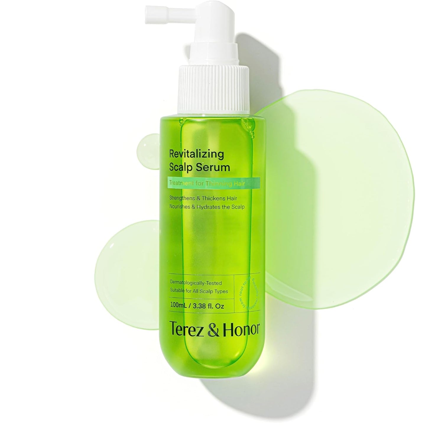 Scalp Serum for Hair Growth Spray - Korean Vegan Treatment for Thinning Hair & Itchy Scalp | Non-Greasy, Lightweight Formula (100 mL)