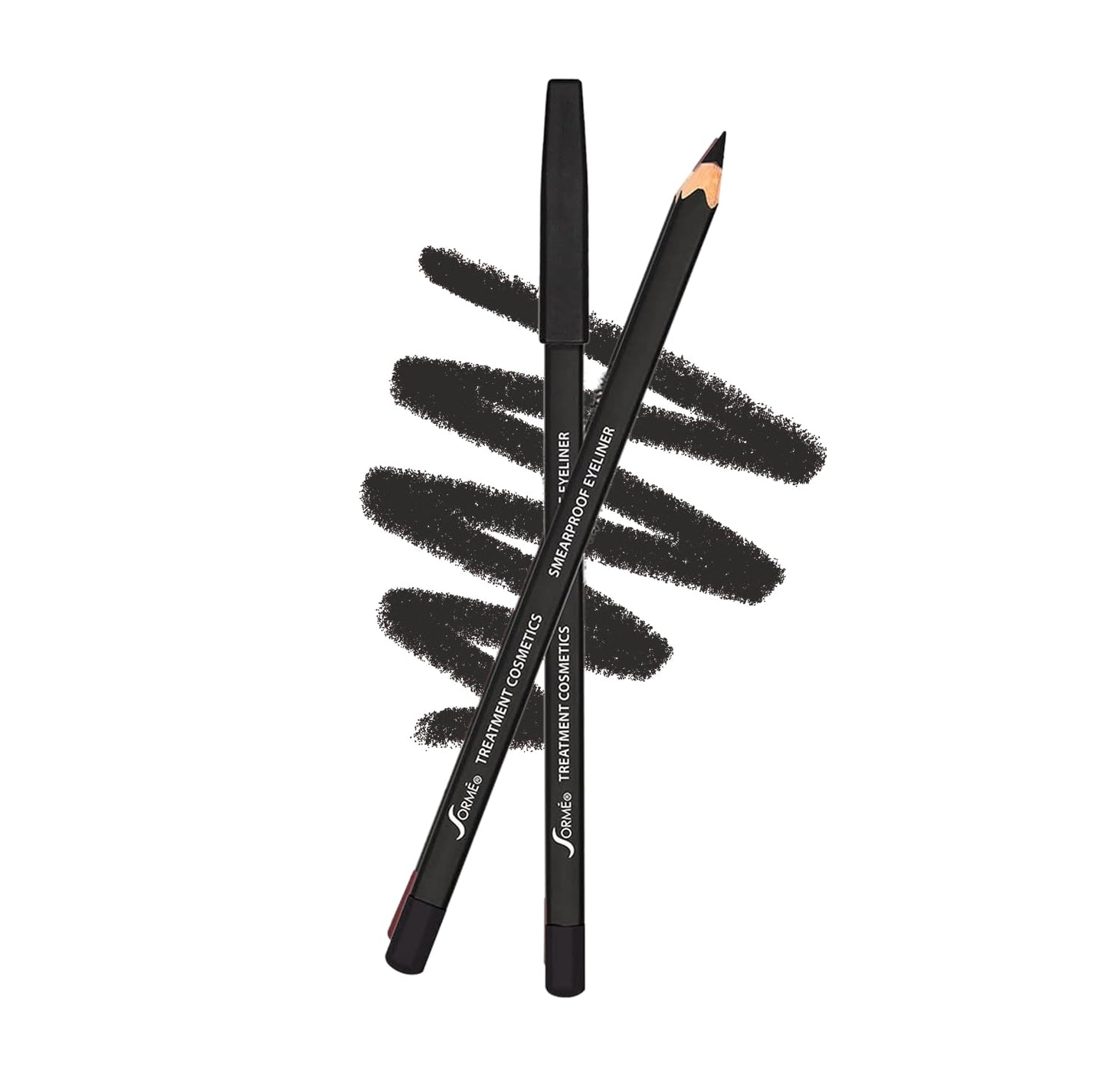 Sorme Treatment Cosmetics Smearproof Eyeliner 0.16oz | Long Lasting Waterproof Eyeliner Pencil | Smudge-Proof Waterline Eyeliner | Cruelty-Free and Gentle Pencil Eyeliner