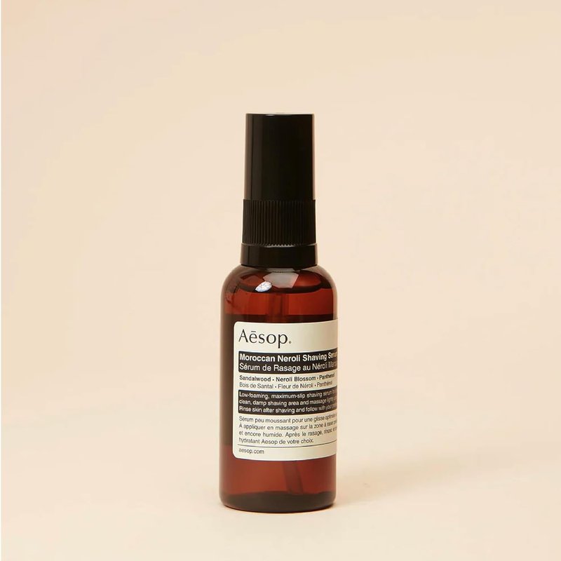 Aesop Moroccan Neroli Shaving Serum - Razor Bump Treatment & Skin Softener | 60 mL / 2 oz