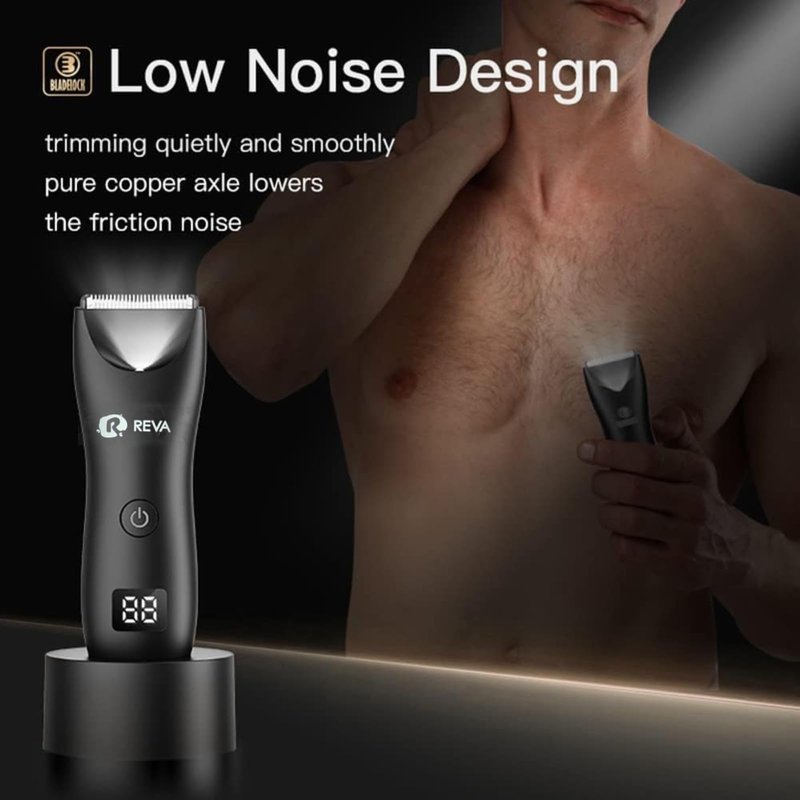 R REVA Multi Groomer All-in-One Hair Trimmer with Head Spotlight for Men & Women- Cordless Rechargeable Beard & Hair Clipper, Waterproof, Ceramic Blades, Low Noise and Fast Charging