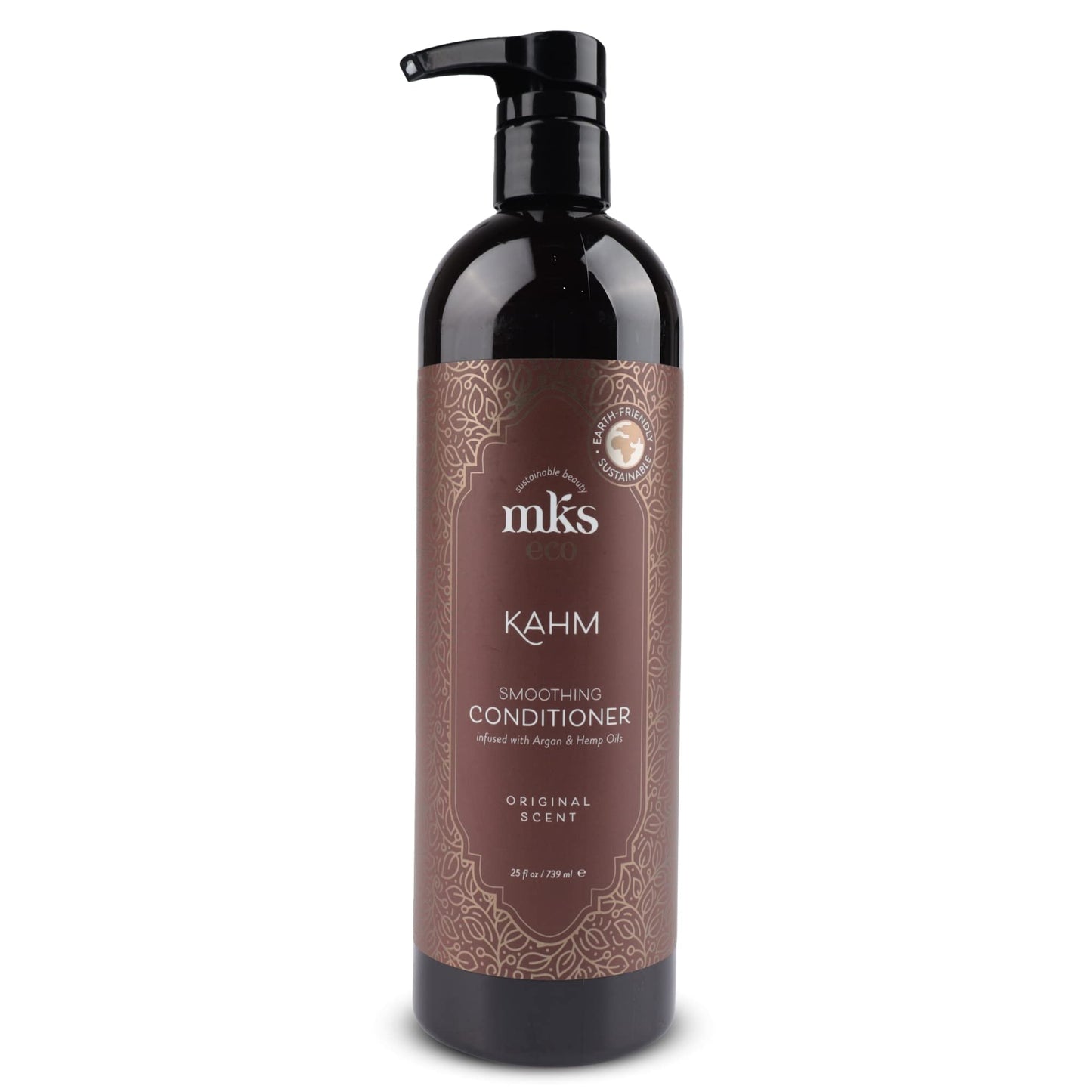 MKS eco Kahm Smoothing Conditioner, Original Scent - 25 fl oz - Detangle, Moisturize & Repair Hair - With Moroccan Argan Oil, Hemp Seed Oil & Vegetable Keratin Protein - Vegan, Cruelty Free