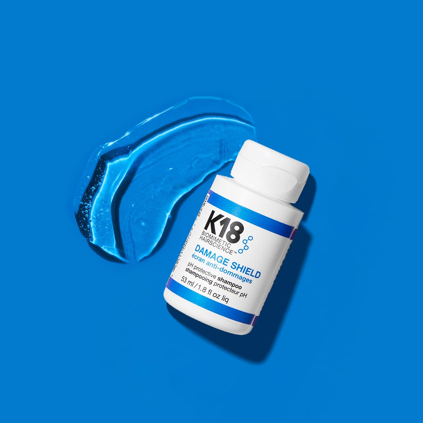 K18 Damage Shield Protective Shampoo, Reduces Frizziness & Tangles, Maintains Hair Health, 1.8 Fl Oz