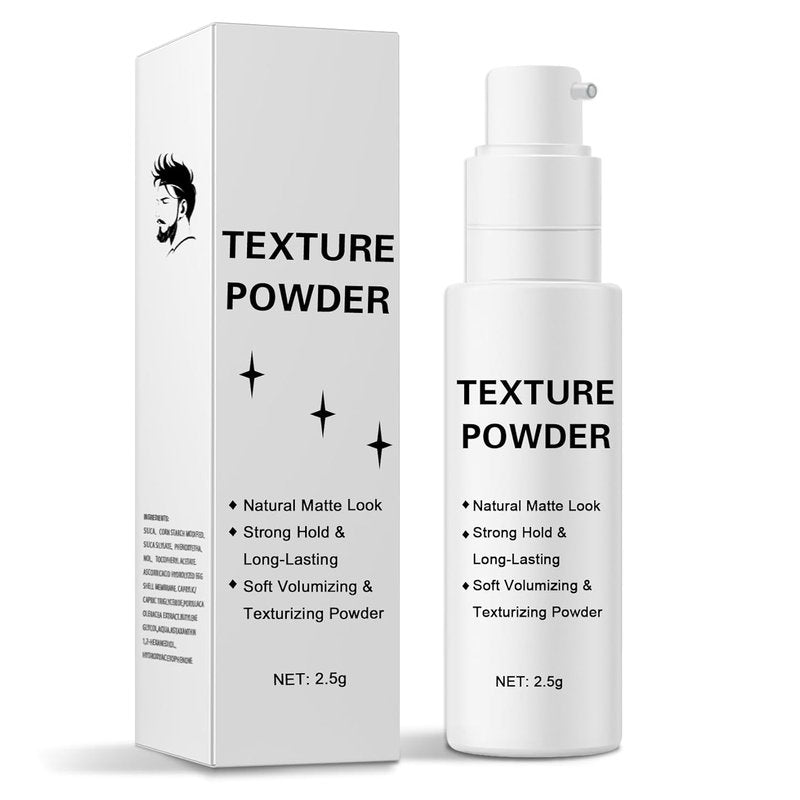 Hair Styling Powder | Lightweight Volumizing Texture Spray for Men & Women - Matte Finish, Ideal for Short to Medium Hair