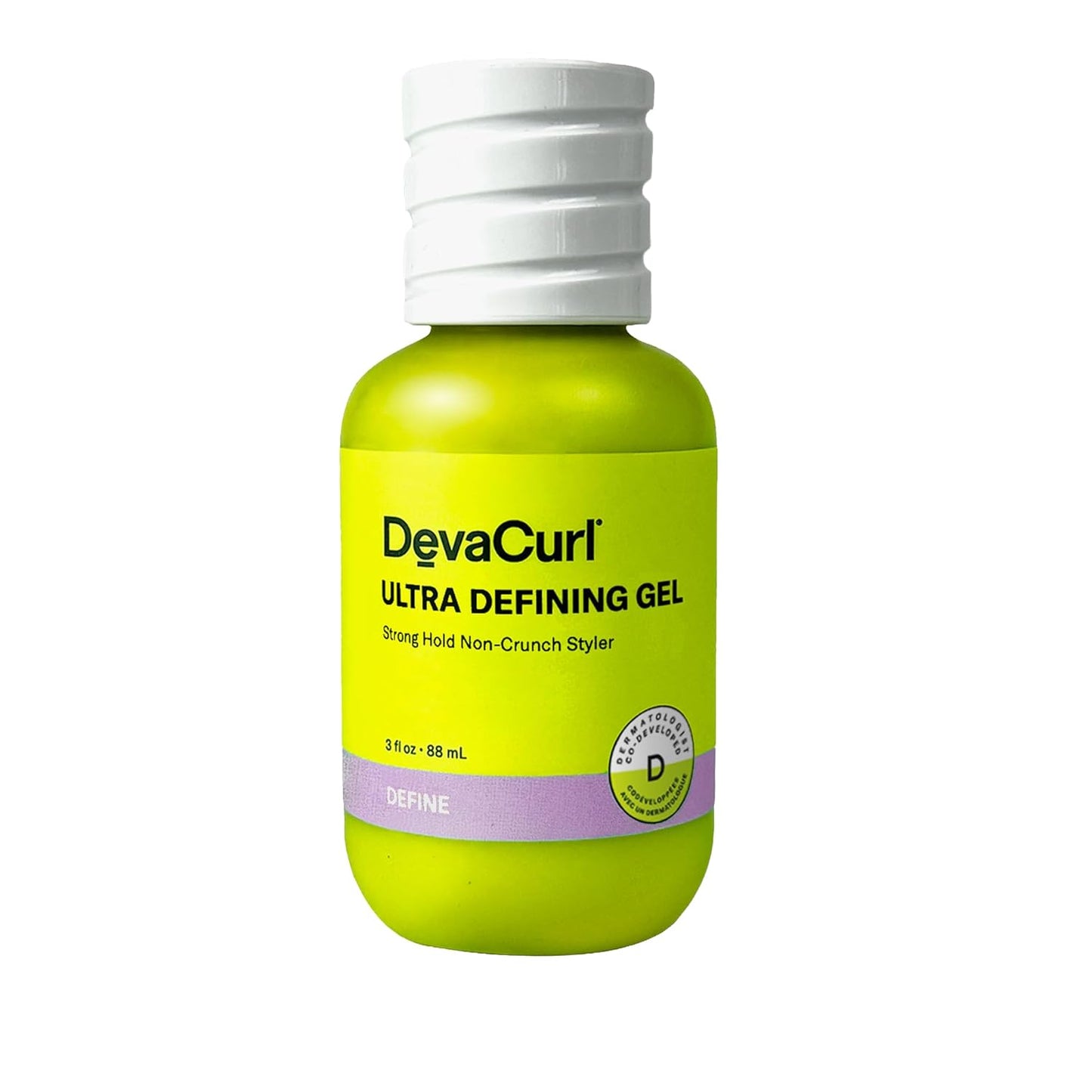 DevaCurl Ultra Defining Gel - Strong Hold Non-Crunch Styler | Non-Flaking, Non-Sticky Formula