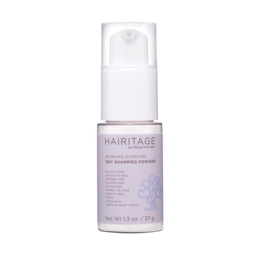 Hairitage Dry Shampoo Non-Aerosol Powder for Oily Hair - Mattifying, Volumizing, Style Extending, For Men & Women, Easily Blended, Absorbs Oil, Sweat, Odor, Lightweight, Vegan, 1.3 oz