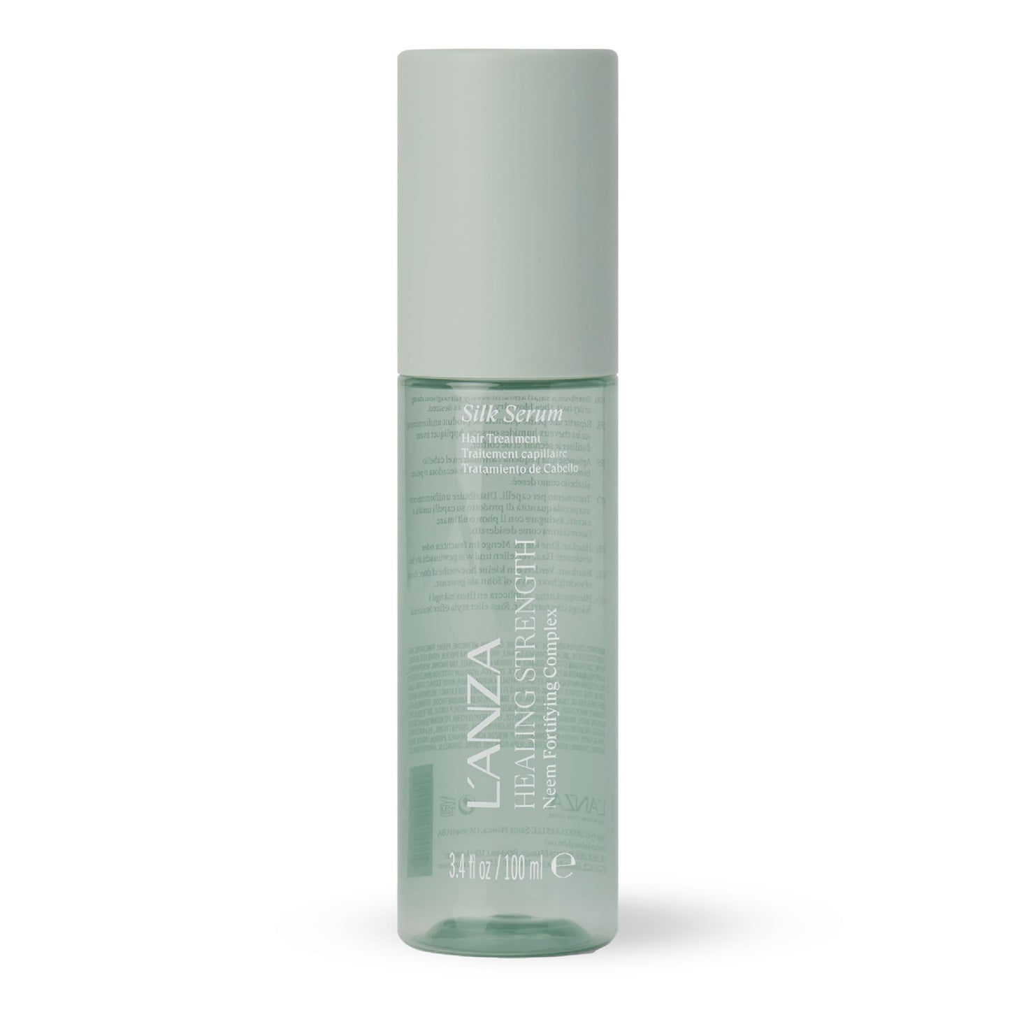 L'ANZA Healing Strength Silk Serum Strengthening Hair Treatment, Repairs Damage, UV & Heat Protection, Smooths Split Ends, Adds Glossy Shine, Anti Humidity & Frizz, Color Safe Sulfate Free (3.4 Fl Oz)