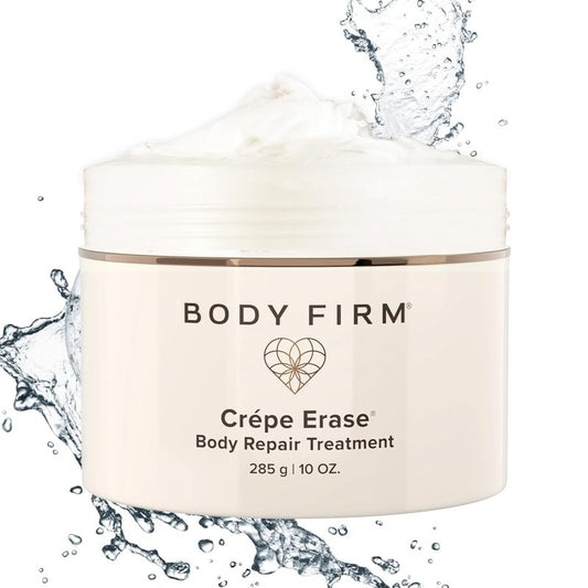 Body Firm Crepe Erase Body Repair Treatment, Anti Aging Firming Lotion with Collagen Peptides, Shea Butter, Vitamin E, Squalane and More, Promotes Women's Natural Collagen Production, 10 Oz