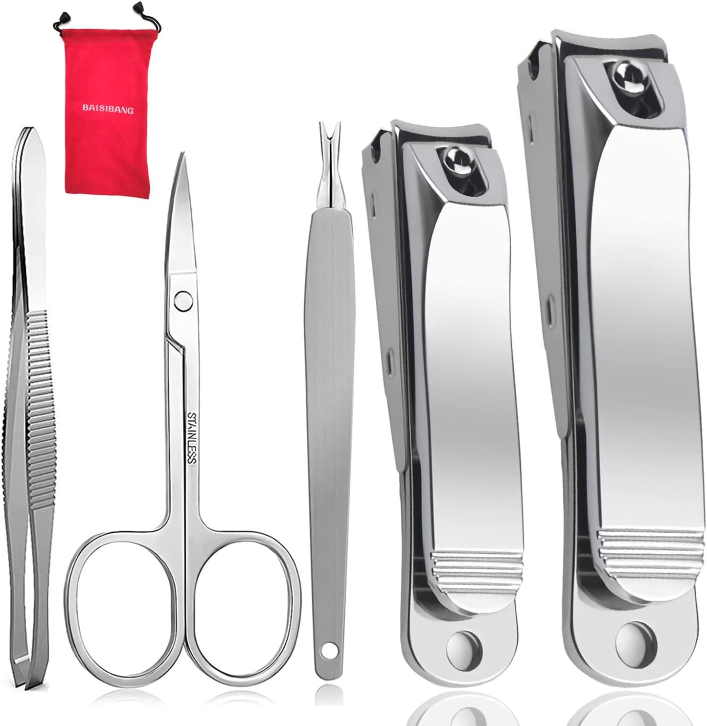 Thick Toenail Clipper for Seniors | Premium Nail Cutter for Thick & Ingrown Nails - Includes Glass File