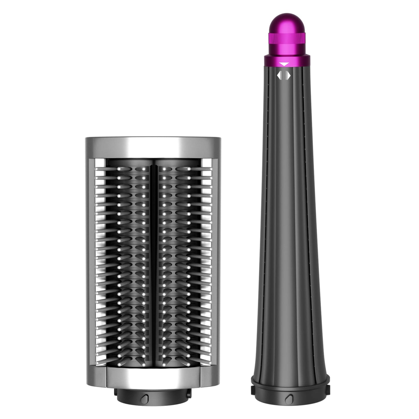 PUREGUST 0.78in-1.4in/ 20MM-36MM Long Barrels Attachment and Firm Smoothing Brush for Dyson Airwrap, for Professional Barrels Curl and Wave Curl