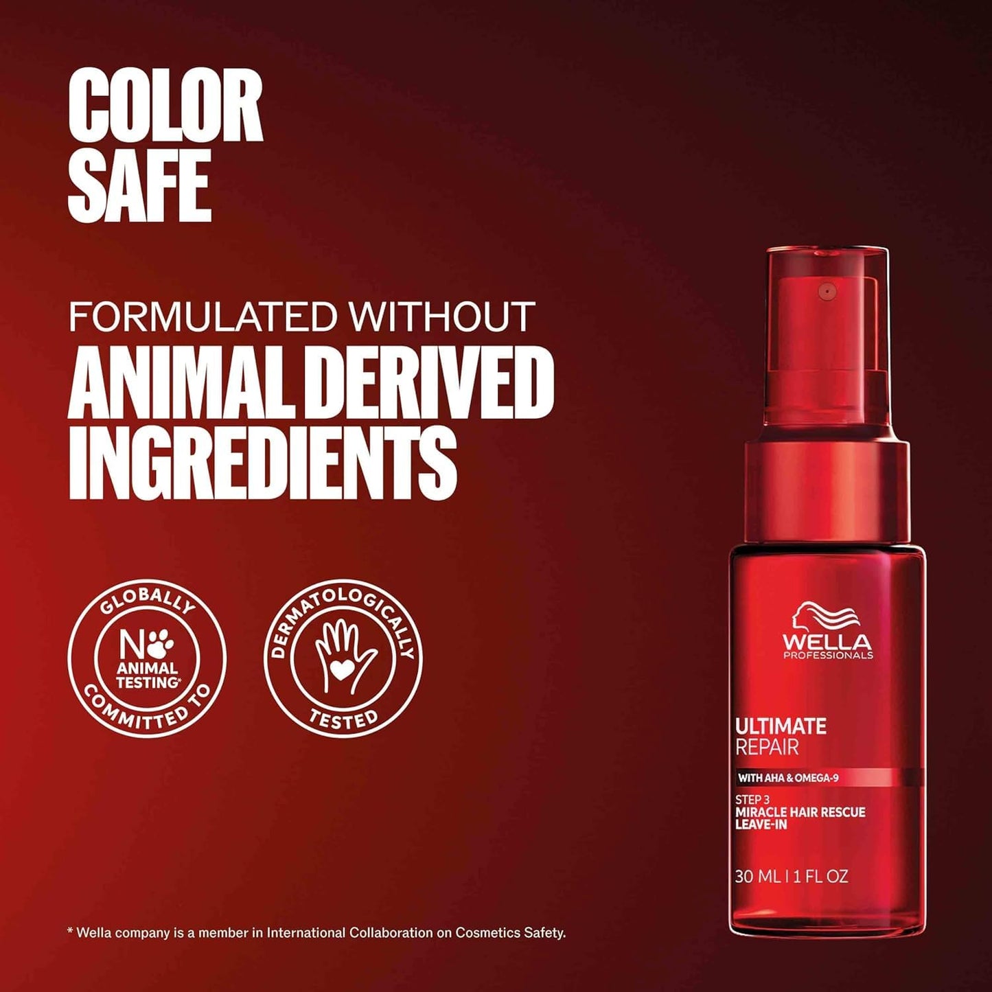Wella Professionals ULTIMATE SMOOTH Miracle Oil Serum for Dry, Dull & Frizzy Hair | Nourishes, Smooths & Adds a Silky Shine | With Squalane & Omega 9 | Heat Protectant | Color Safe