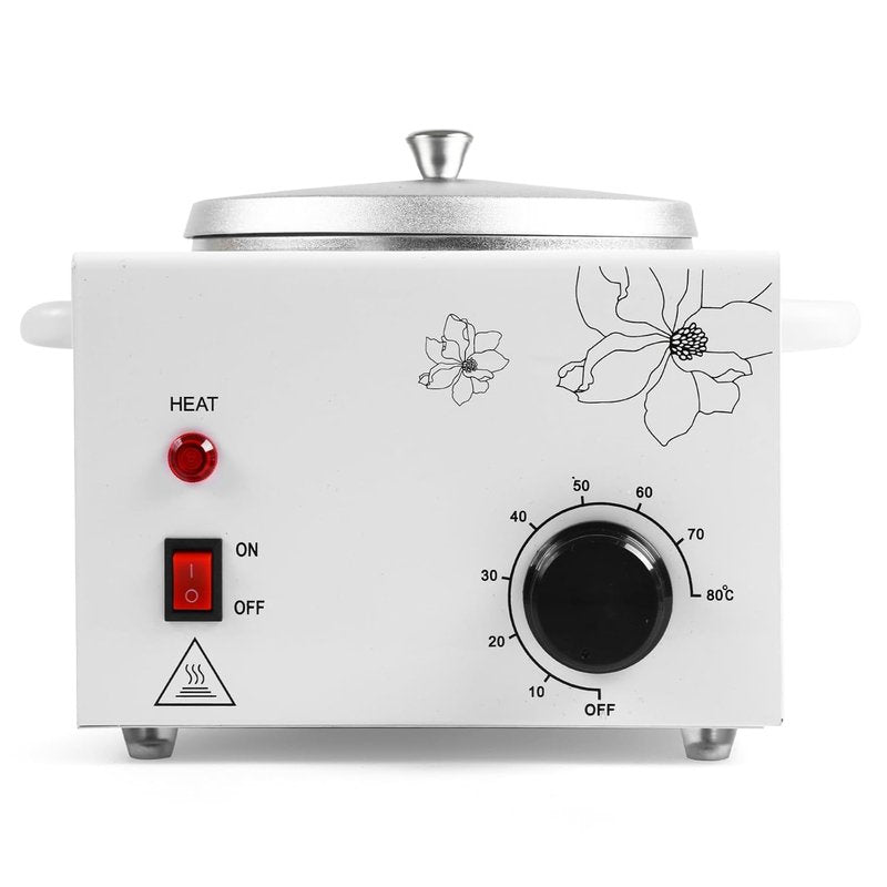 Professional 600ml Wax Warmer - Electric Hair Removal & Facial Spa Heater | Adjustable Temperature, 50 Wax Sticks Included