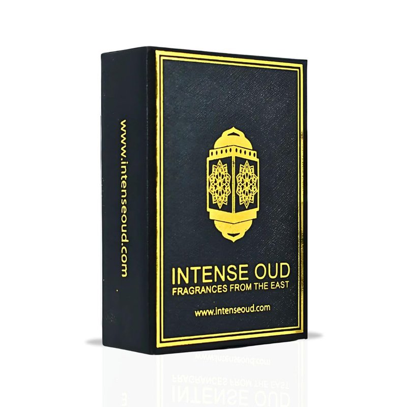 INTENSE OUD Dark Oud Ispahan Long Lasting Arabian Perfume Oils for Women 12ML (0.40 OZ) Fragrance Oil With Rose, Saffron & Oud Notes – Concentrated Perfume Oil & Valentines Day Gift With Black Box