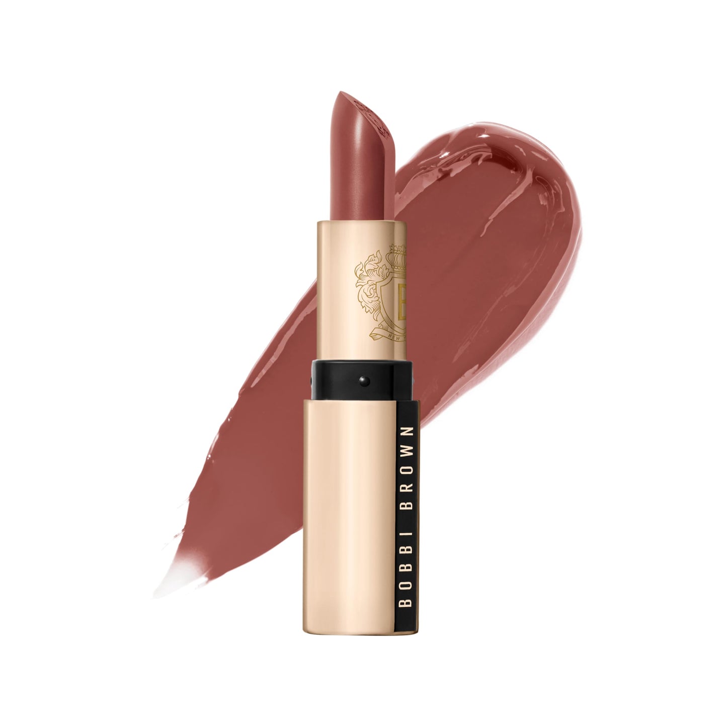 Bobbi Brown Luxe Lipstick | Bold, Skincare-Infused Lipstick for Rich Satin Finish | Chamomile Oil & Jasmine Flower Wax, 0.12 Ounce