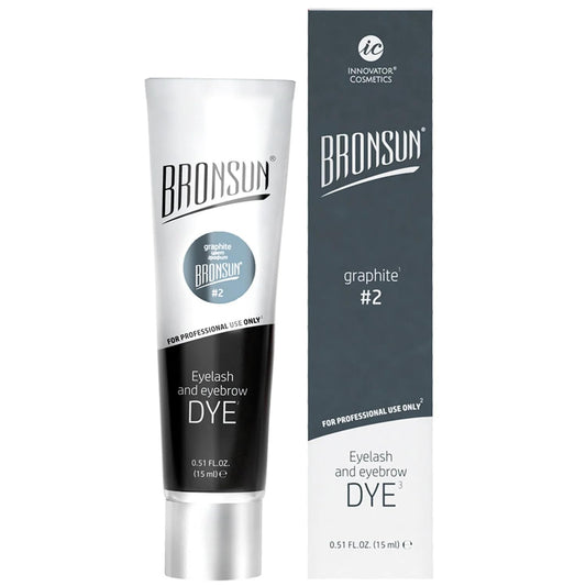 BRONSUN Eyebrow & Eyelash Defining Gel Graphite #2 – Enhances Brow & Lash Appearance, Long-Lasting Formula