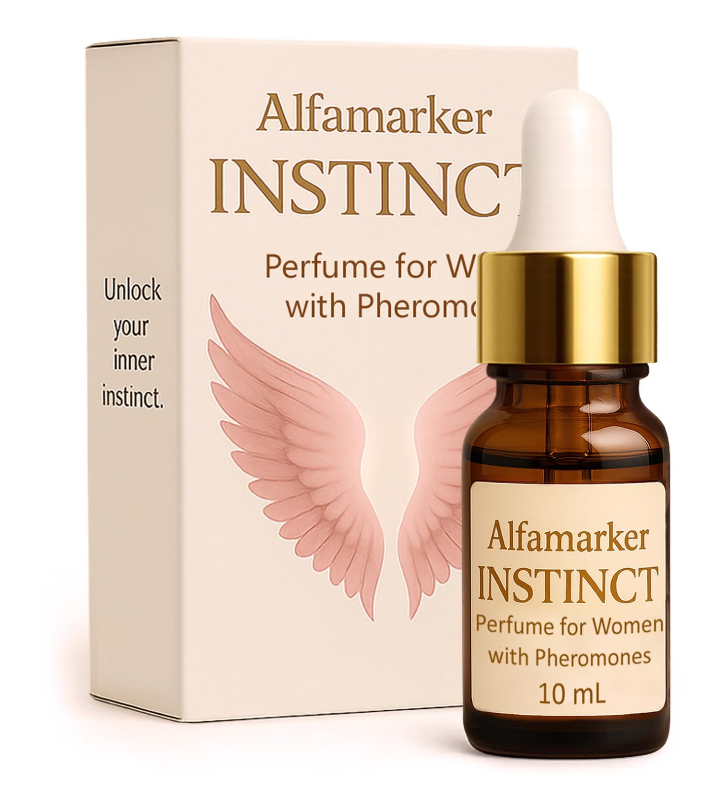 ALFAMARKER Pheromones Perfumes for Women Instinct 10ml. Ultra-Concentrated Pheromone Infused Long Lasting Fragrance for Her. Oil Travel Perfume Fresh Floral Fruity Scent.