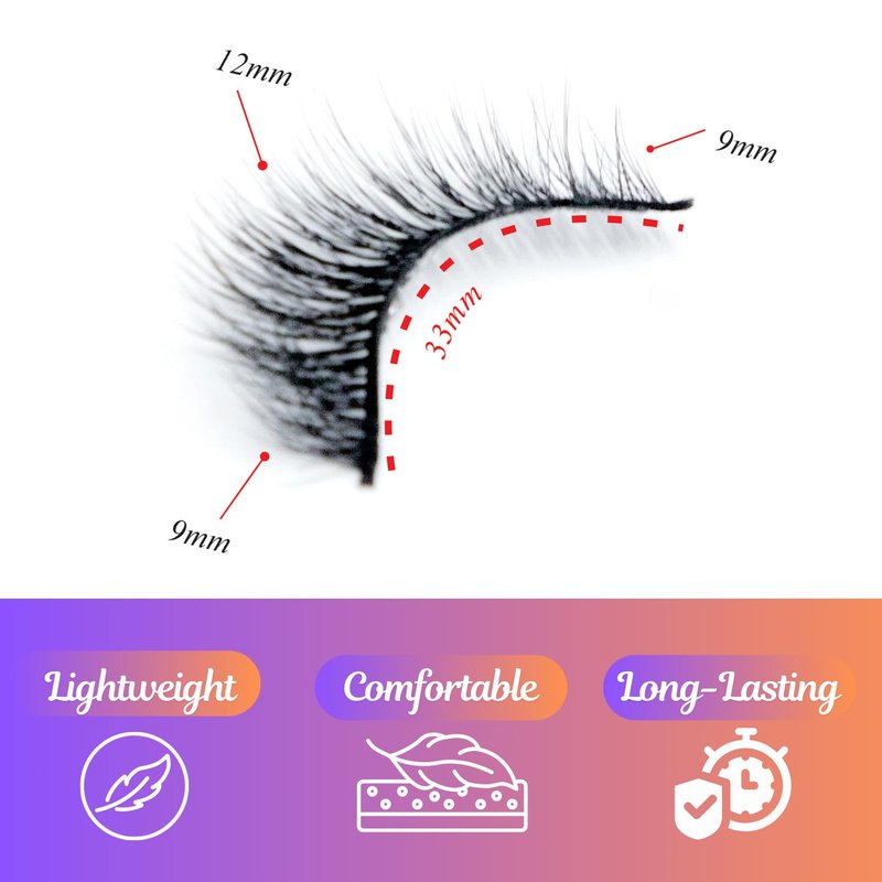 LaDulcie Wispy Lightweight & Comfortable, making your eyes shine. Tapered End Technology, Reusable, Cruelty-Free, Contact Lens Friendly, 5pairs/box (Wispy-314)