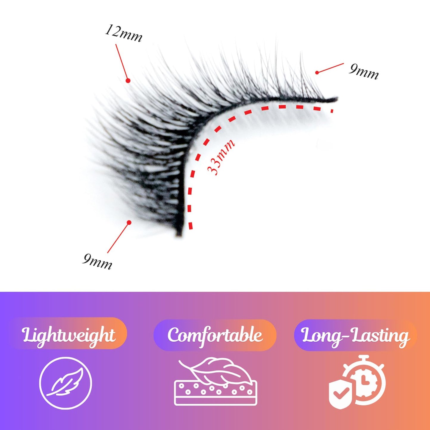 LaDulcie Wispy Lightweight & Comfortable, making your eyes shine. Tapered End Technology, Reusable, Cruelty-Free, Contact Lens Friendly, 5pairs/box (Wispy-314)