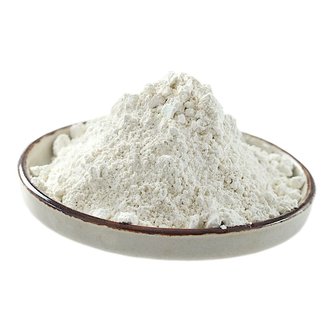 HalalEveryDay White Kaolin Clay Powder 2 lb Cosmetic Grade 100% Natural DIY Facial & Body Mask Gentle Cleanser & Exfoliant for All Skin Types Great for Soap Making & Bath Bombs (Pack of 2)
