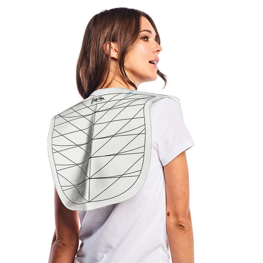Betty Dain Hair Cutting Guide Collar, Angular and Straight Cutting Guidelines, Weighted Front to Keep Collar in Place, Non-slip, Waterproof Rubber Material, Gray