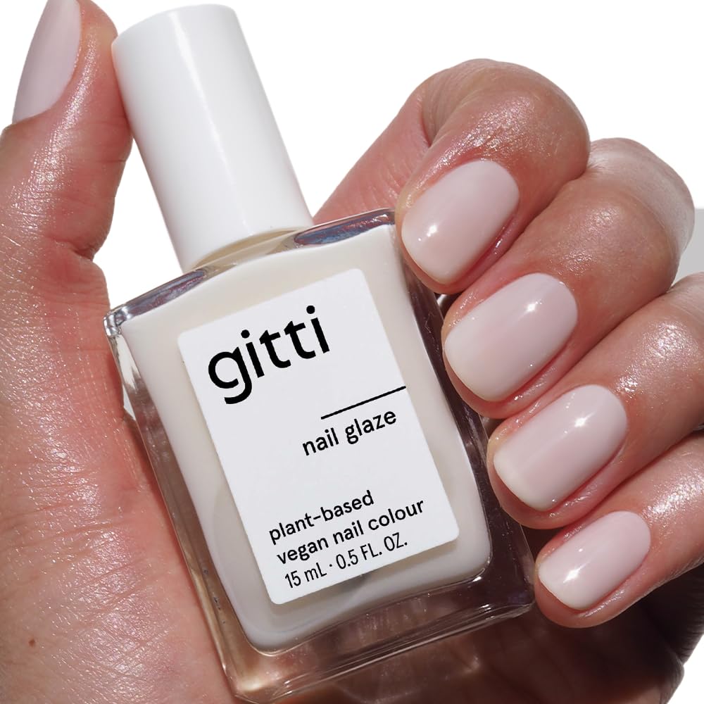 gitti Plant-based Nail Polish I Non-Toxic, 30-Free, Based On Natural Origin Ingredients, Cruelty-Free, Vegan, High Performance Colors, Glossy Finish, Shade Nail Glaze (0.5 fl oz)