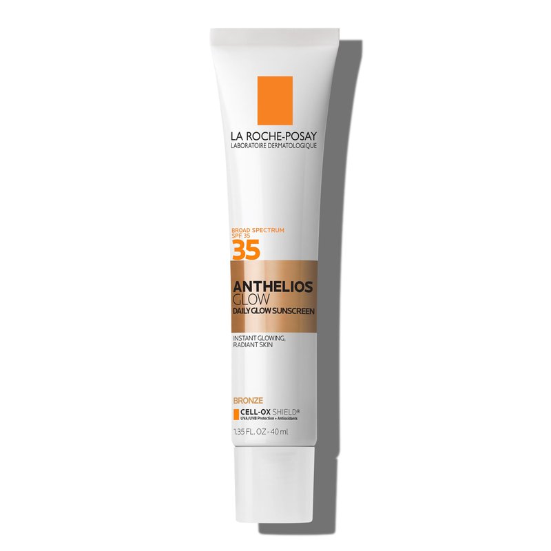 La Roche-Posay UV Glow Dark Sunscreen SPF 35, Glow Sunscreen for Face, Broad Spectrum Superior Protection, Lightweight Hydrating Formula, Enhances Immediate Radiance & Delivers All-Day Glow