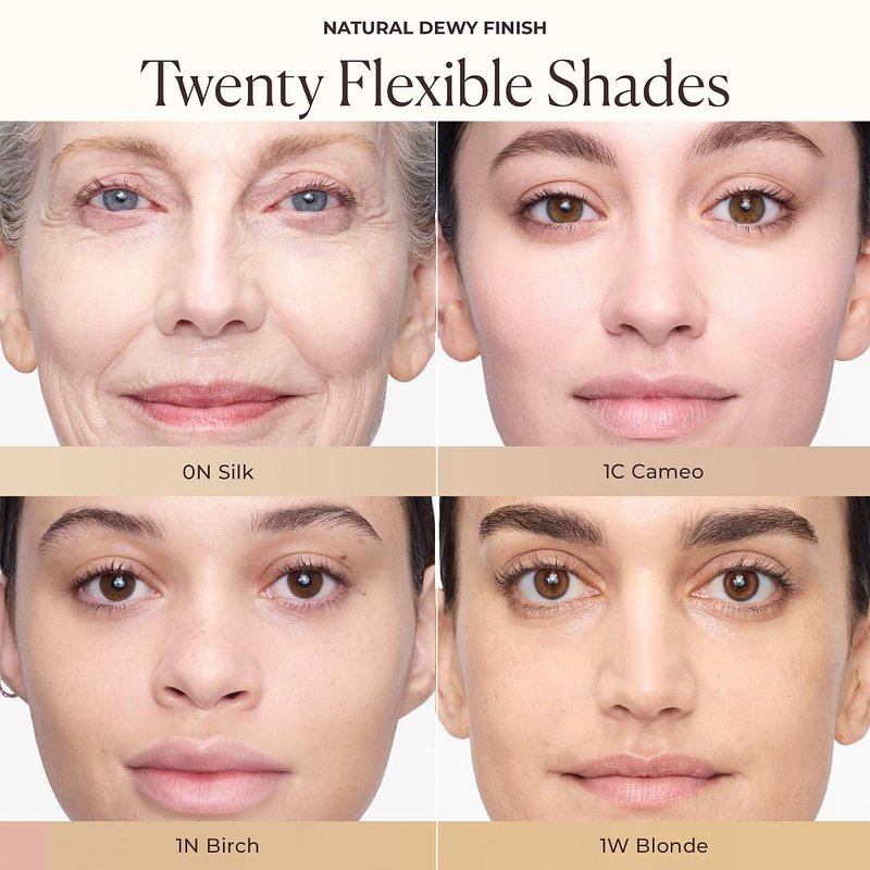 Laura Mercier Tinted Moisturizer Natural Dewy with SPF 30: 24HR+ Hydration, Long Lasting, Sheer to Light, Buildable Coverage, Dewy Finish, Improve Skin Tone and Texture, Skin Tint
