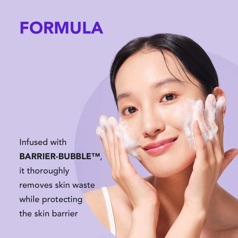 [SKIN&LAB] Barrierderm Mild Foam Cleanser | Contains Milk Ceramide Complex | Gentle Daill Cleanser Face Wash | For All Skin Types | 5.07 fl.oz.