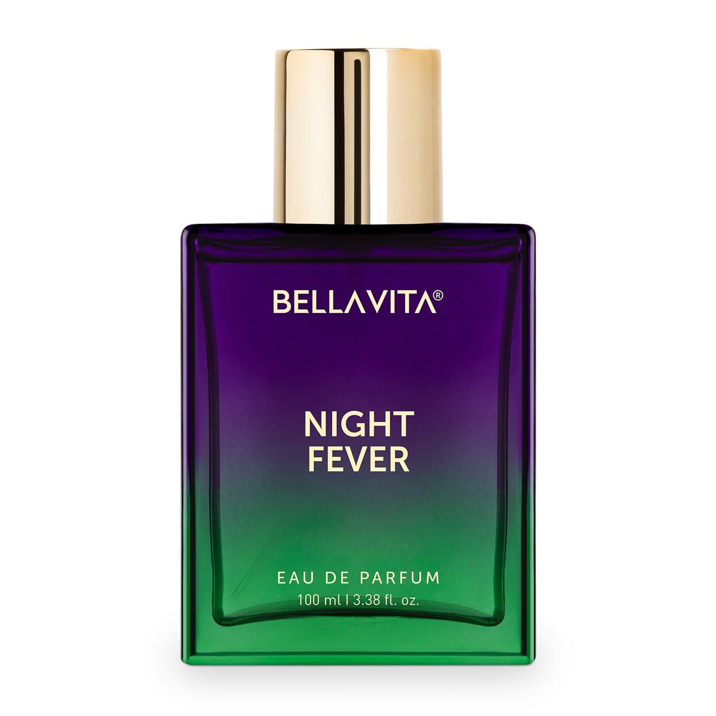 Bellavita Luxury Night Fever Eau de Parfum | 100 ml (3.4 fl.oz.) | Perfume for Men and Women | Oriental Fruity, Orange, Peach, and Musk Notes | Long Lasting Unisex Fragrance