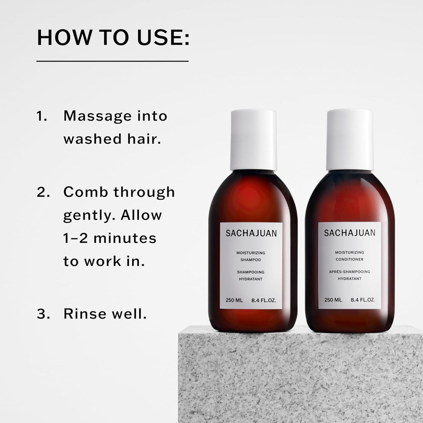 SACHAJUAN Moisturizing Conditioner | Hydrating Care for Dry, Damaged & Chemically Treated Hair | Ocean Silk Technology & Argan Oil for Frizz Control, Shine & Smoothness | Vegan & Paraben-Free