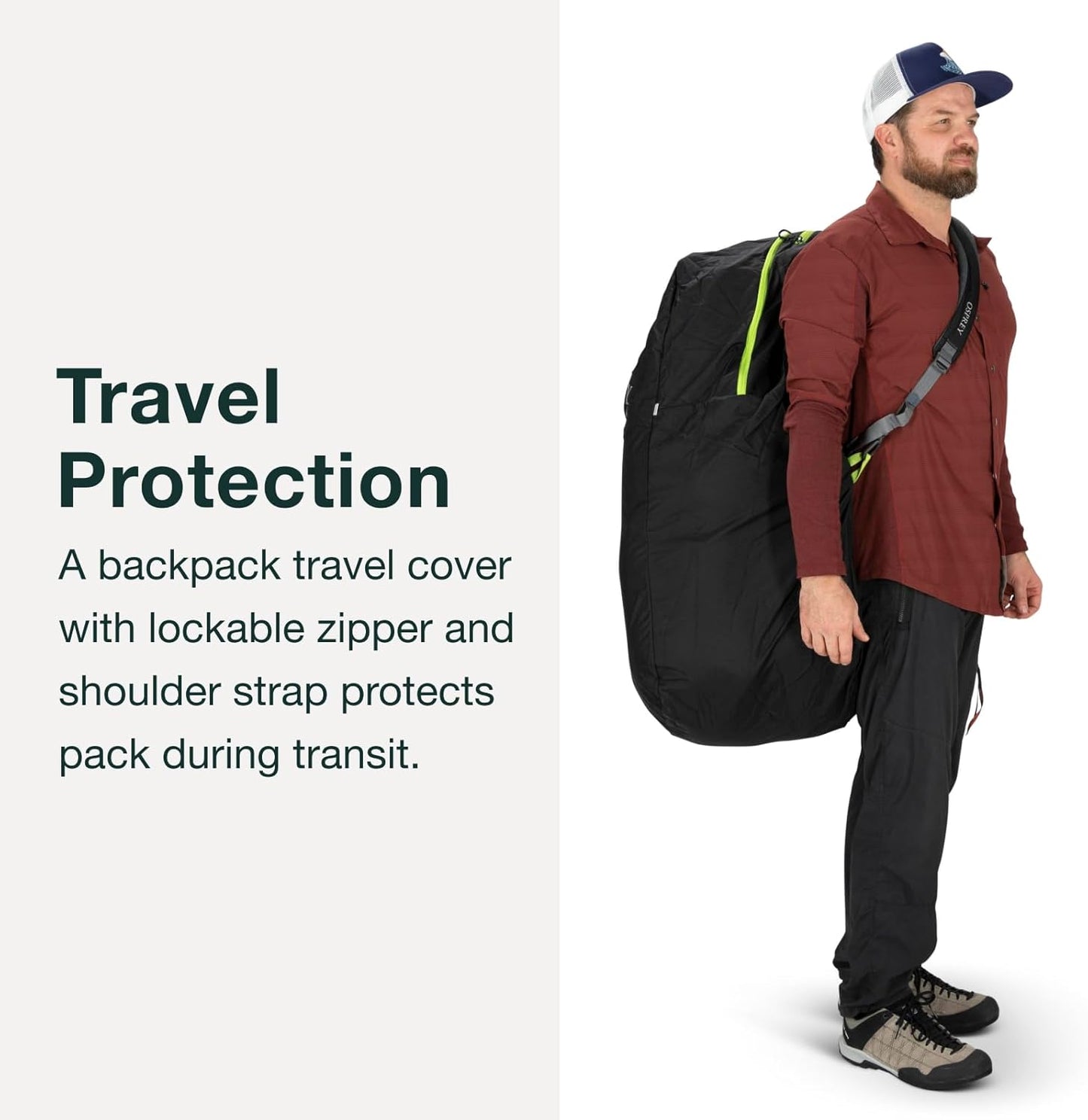 Osprey Airporter Backpack Protector - Durable Travel Cover for All Sizes