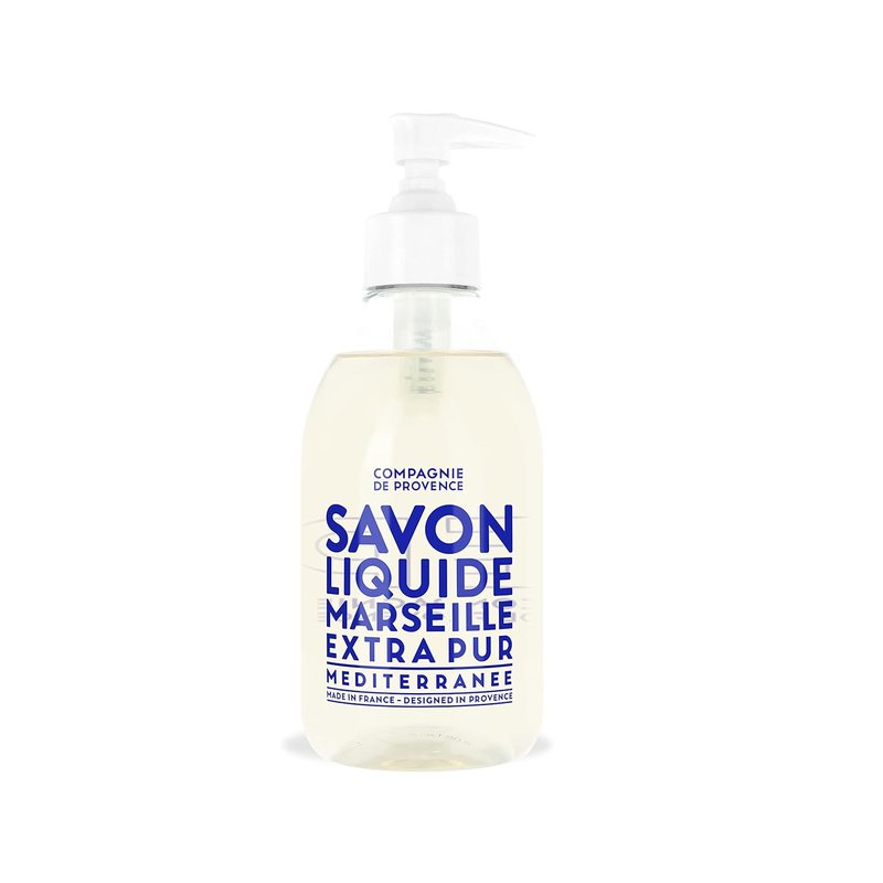 Compagnie de Provence Liquid Marseille Soap - Extra Pure Mediterranean Formula | 10 Fl Oz Pump Bottle