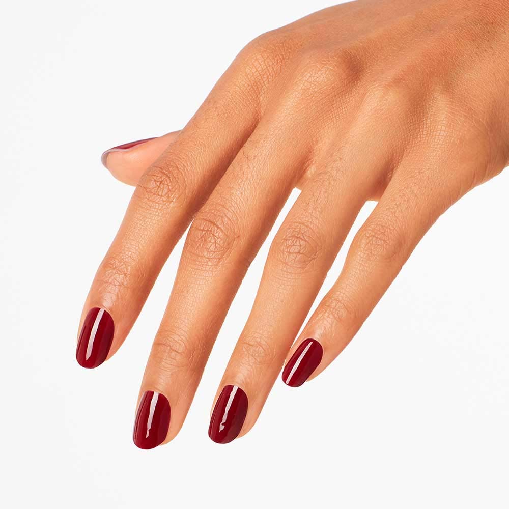 OPI Nail Lacquer Como se Llama? | Opaque Dark Red Crème Chip Resistant Nail Polish | Peru Collection
