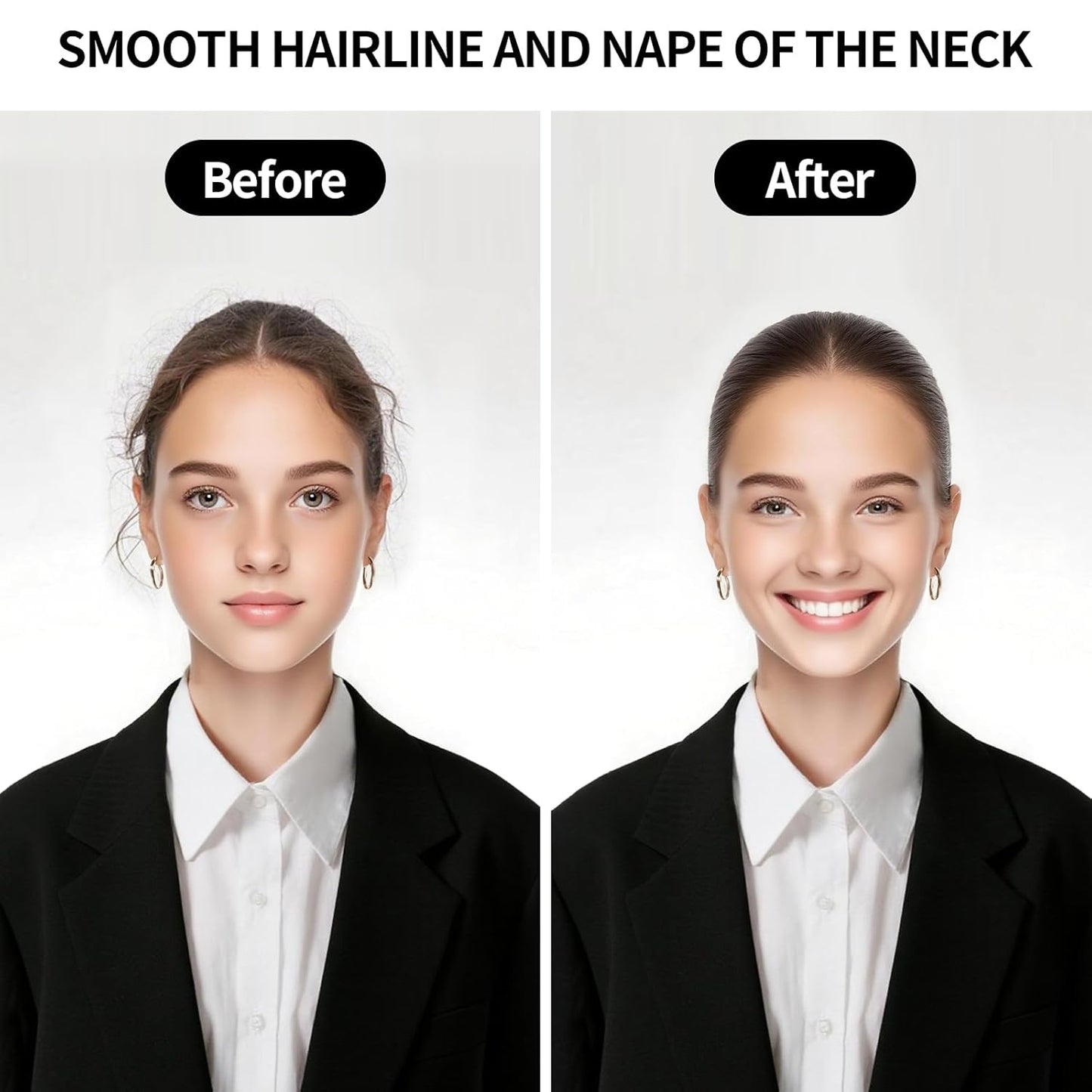 Hair Wax Stick - Slick Back Pomade for Taming Flyaways & Frizz | Ideal for Sleek Ponytails & Buns