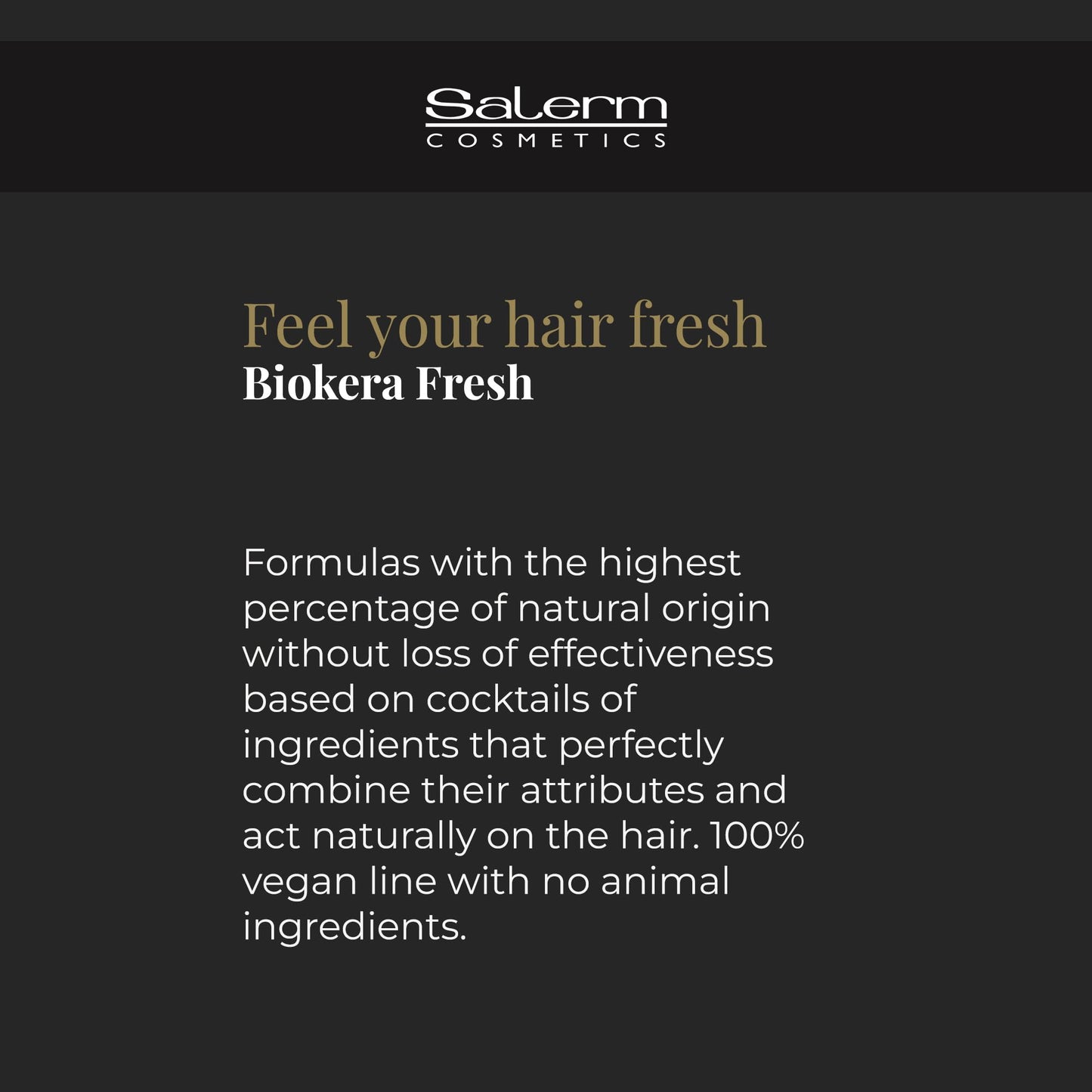 SALERM - Purple Shampoo for Blonde, Gray, Highlighted, or Bleached Hair - Biokera Fresh Violet - 300 ml - Violet Shampoo - Tones and Brightens - Maintains Color - Sulfate-Free and Paraben-Free