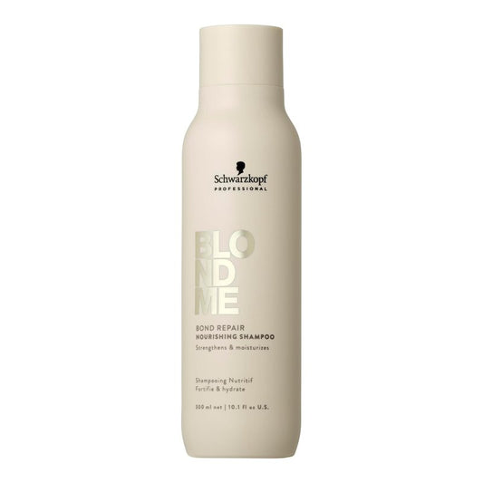 BlondMe Bond Repair Shampoo for Blonde Hair - Moisturizes, Strengthens & Repairs | For Lightened & Grey Hair