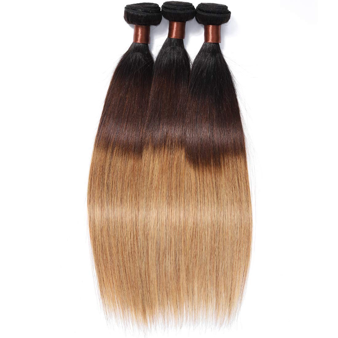 BLACKMOON HAIR Brazilian Virgin Straight Human Hair One Bundle 22inch Straight Hair Weave Extension Unprocessed Straight Hair Bundle Natural Black
