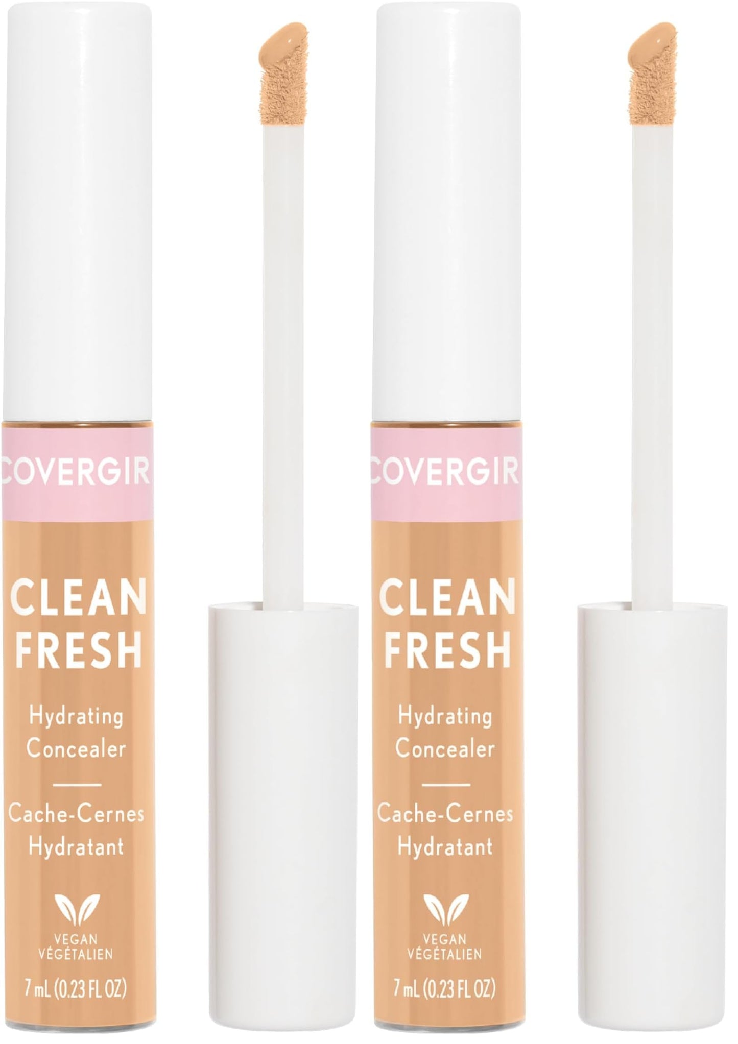 COVERGIRL Clean Fresh Hydrating Concealer, Fair Light, 0.23 Fl Oz (Pack of 2)