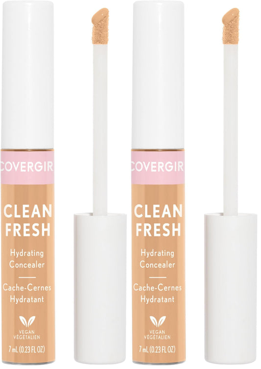 COVERGIRL Clean Fresh Hydrating Concealer, Fair Light, 0.23 Fl Oz (Pack of 2)