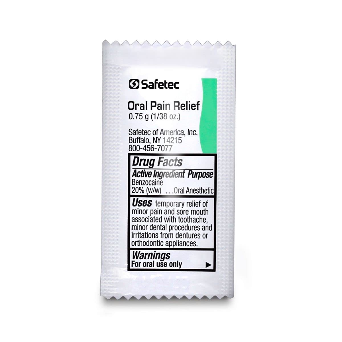 Oral Pain Relief, 0.75 Gram Packets (Box of 144)