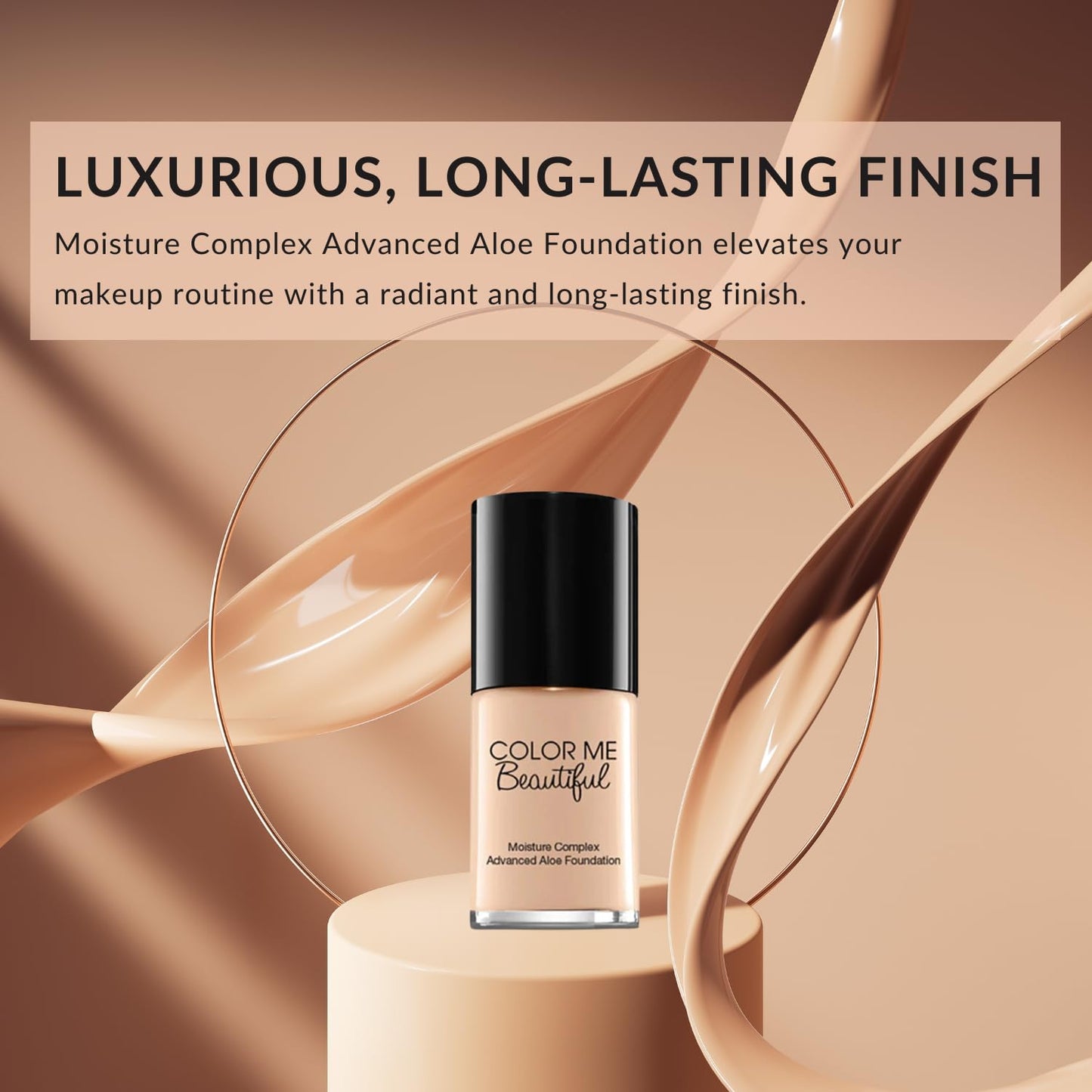 Aloe Foundation - Advanced Moisture Complex in Cool Beige | Hydrating Formula for Flawless Skin