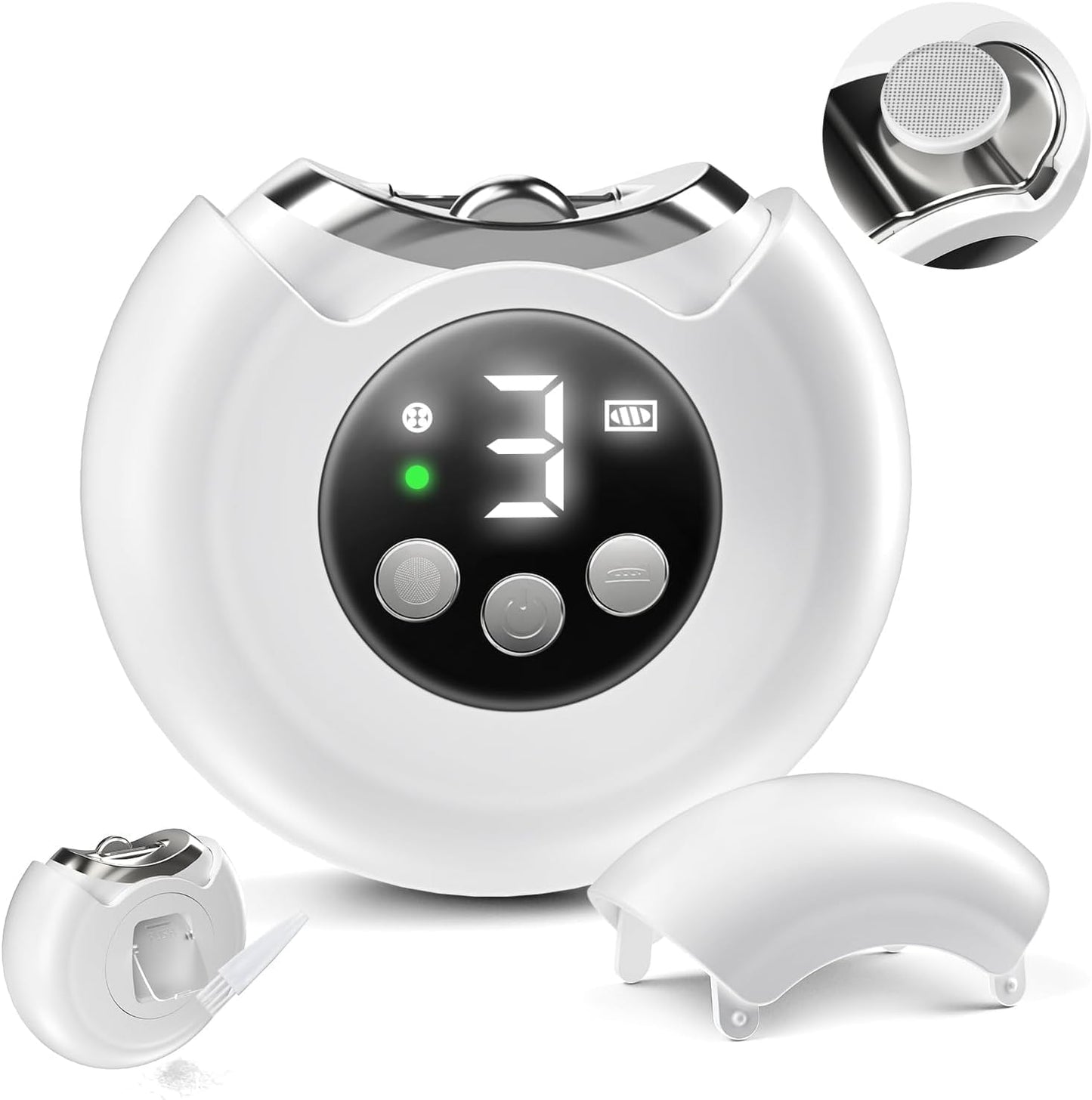 【3 Speeds】 VBXBKC Electric Nail Clipper,Electric Automatic Nail Clipper with LCD Digital Display,Safety Electric Trimmer for Baby Seniors and Adult