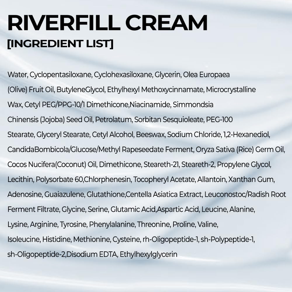 CELL29 RIVERFILL REPAIR CREAM EGF Centella Niacinamide Deep Wrinkle Moisturizer Anti Aging Rejuvenation Crow’s Feet Glass Skin Korean Skincare Skin Barrier Day & Night Routine 1.35 fl.oz (40ml)